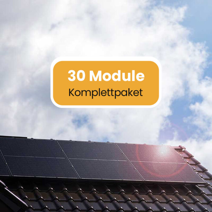 30 Module Glas = 12,9 kWp / Glas inkl. Montage